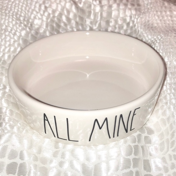 Rae Dunn Other - 🆕Rae Dunn Ceramic ALL MINE Pet Bowl
